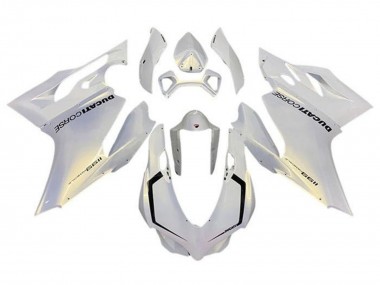 Lojas Carenagens Moto Ducati Panigale 1199 2011-2014 - Branco Pérola Corse