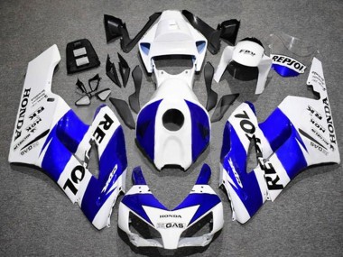 Lojas Carenagens Moto Honda CBR1000RR 2004-2005 - Branco Azul Preto Repsol