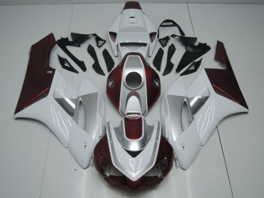 Lojas Carenagens Moto Honda CBR1000RR 2006-2007 - Branco Prata Preto Brilhante