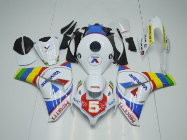 Lojas Carenagens Moto Honda CBR1000RR 2008-2011 - Branco Azul Vermelho ValvoLinha Roda das Cores