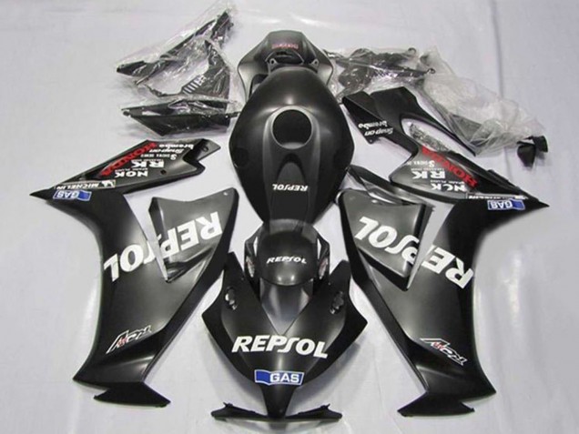 Lojas Carenagens Moto Honda CBR1000RR 2012-2016 - Preto Fosco Branco Repsol