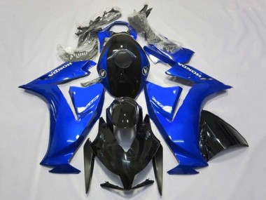 Lojas Carenagem Moto Honda CBR1000RR 2012-2016 - Azul Preto Brilhante