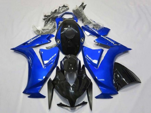 Lojas Carenagem Moto Honda CBR1000RR 2012-2016 - Azul Preto Brilhante