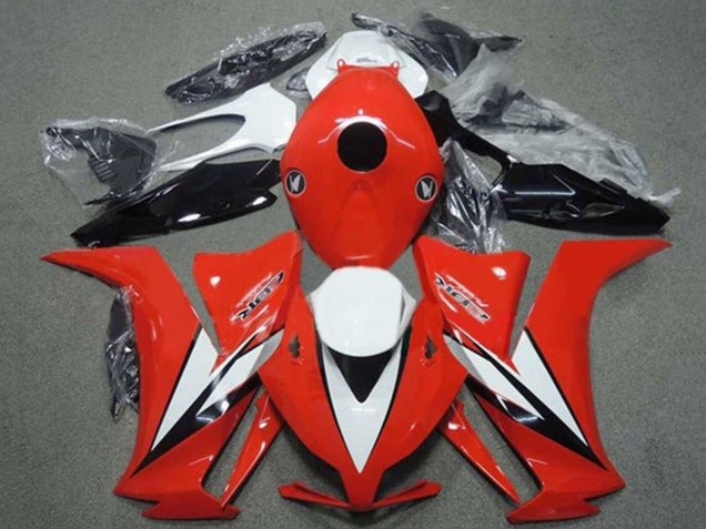 Lojas Carenagens Moto Honda CBR1000RR 2012-2016 - Branco Vermelho Preto Brilhante Listra