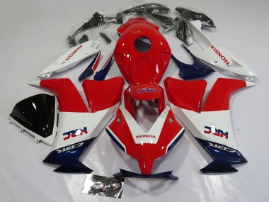 Lojas Carenagens Moto Honda CBR1000RR 2012-2016 - Branco Vermelho Azul Escuro HRC