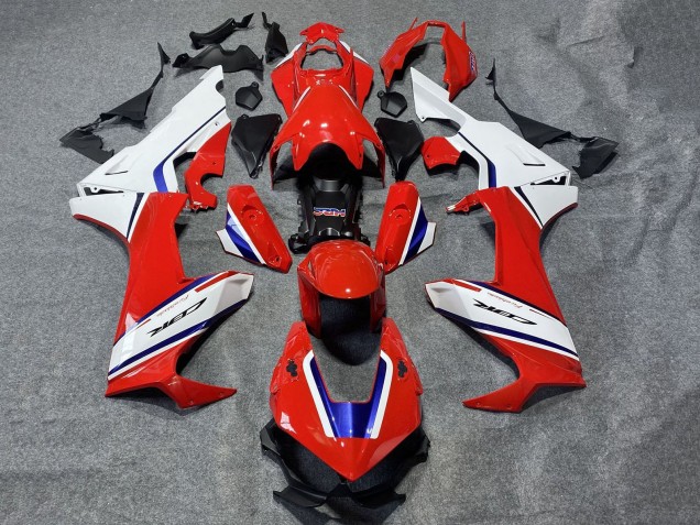 Lojas Carenagens Moto Honda CBR1000RR 2017-2024 - Branco Vermelho Azul