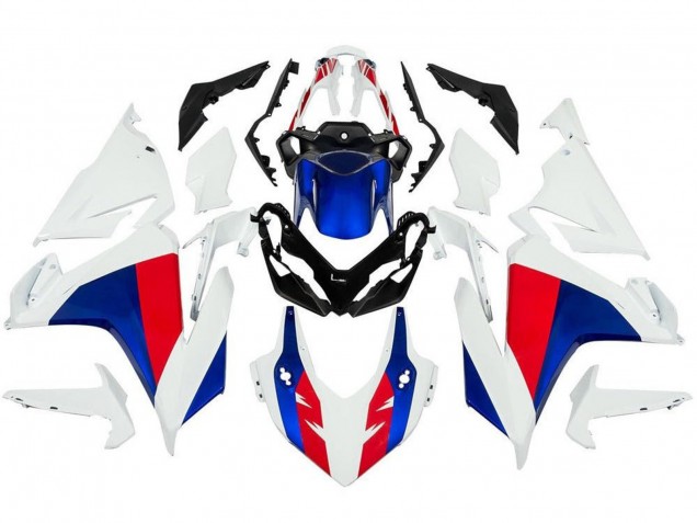 Lojas Carenagens Moto Honda CBR500R 2019-2021 - Branco Vermelho Azul