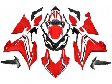 Lojas Kits Carenagem Moto Honda CBR500R 2019-2021 - Vermelho Branco Preto
