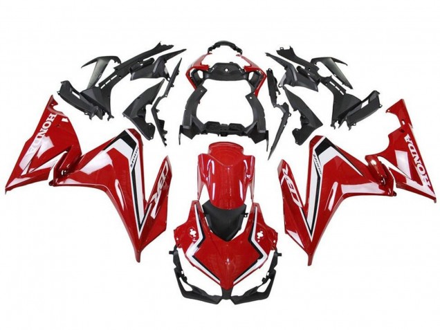 Lojas Carenagens Moto Honda CBR500R 2019-2021 - Vermelho Branco Preto