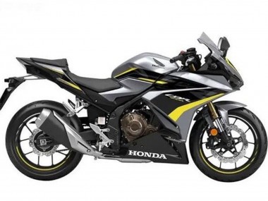 Lojas Carenagens Moto Honda CBR500R 2019-2021 - Prata Preto Brilhante Amarelo