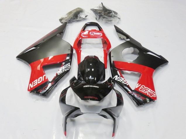 Lojas Carenagens Moto Honda CBR900RR 954 2002-2003 - Cinzento Vermelho Preto Brilhante Mugen