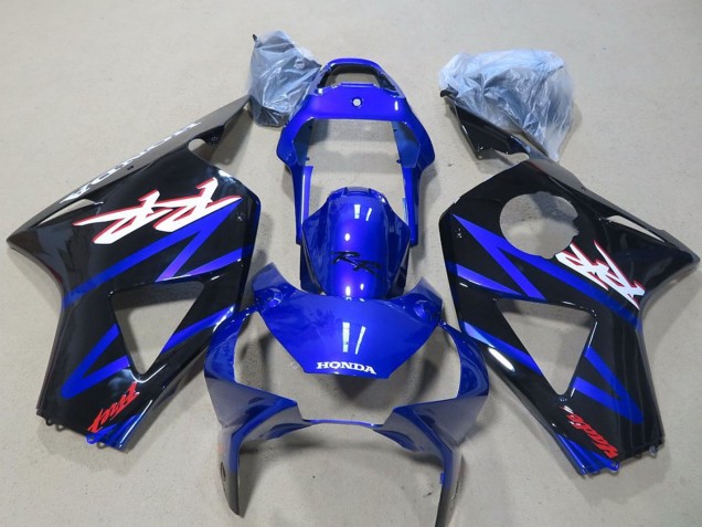 Lojas Carenagem Moto Honda CBR900RR 954 2002-2003 - Azul Preto Brilhante