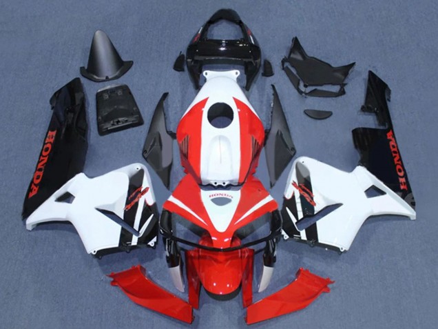Lojas Carenagens Moto Honda CBR600RR 2005-2006 - Preto Branco Vermelho