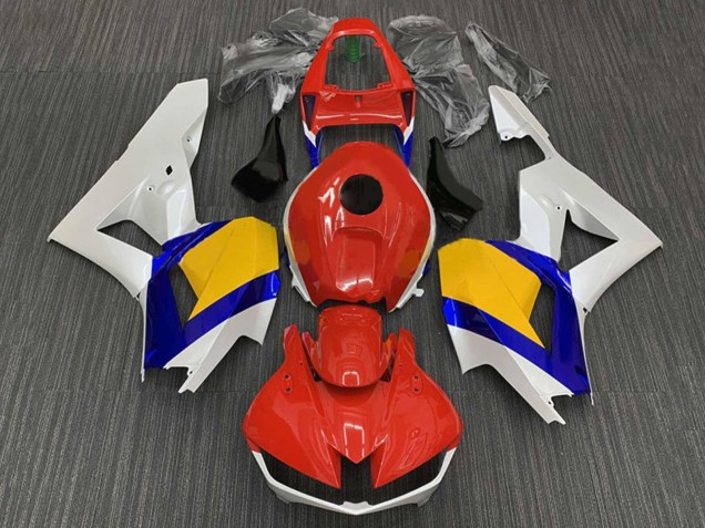 Lojas Carenagens Moto Honda CBR600RR 2013-2023 - Branco Vermelho Azul Amarelo
