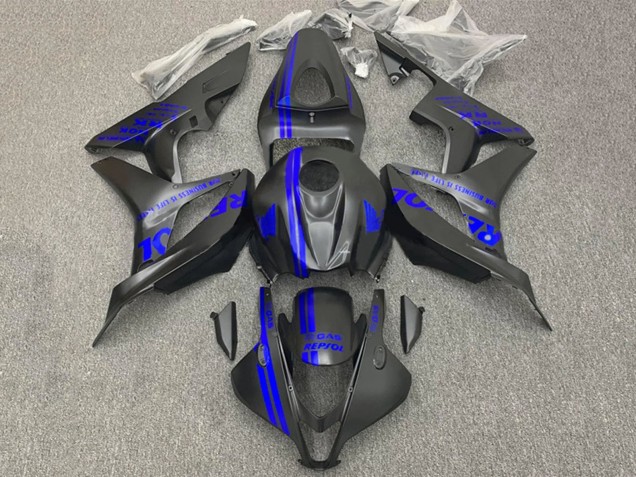 Lojas Carenagens Moto Honda CBR600RR 2007-2008 - Azul Preto Fosco Repsol