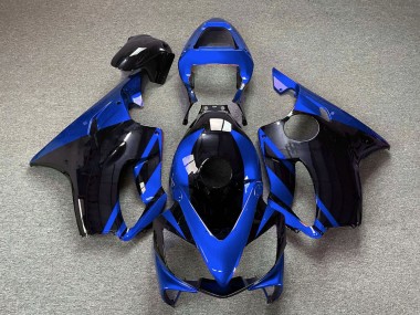 Lojas Carenagens Moto Honda CBR600 F4i 2001-2003 - Azul Preto Brilhante