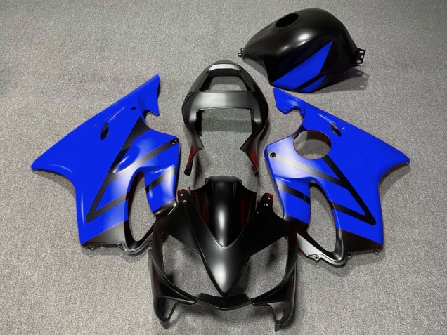 Lojas Carenagens Moto Honda CBR600 F4i 2001-2003 - Azul Preto Fosco