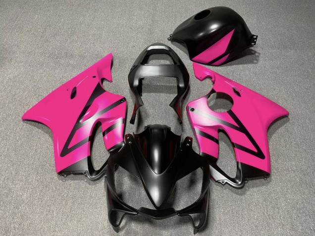 Lojas Carenagens Moto Honda CBR600 F4i 2001-2003 - Rosa Preto Fosco