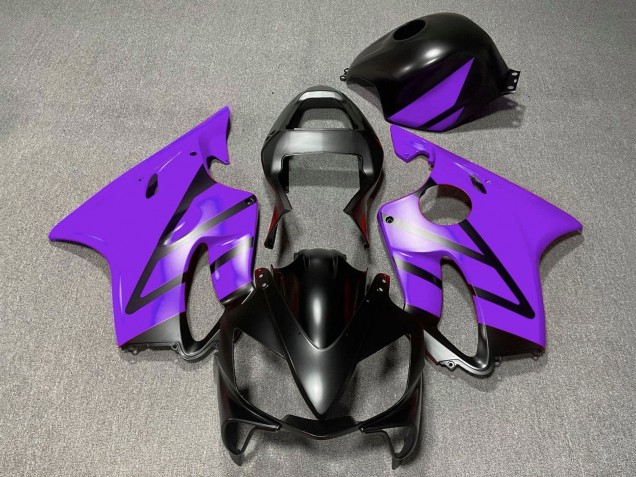 Lojas Carenagens Moto Honda CBR600 F4i 2001-2003 - Roxo Preto Fosco