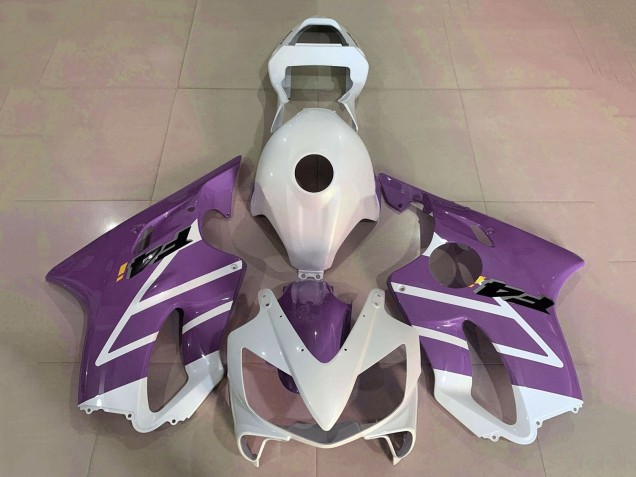 Lojas Carenagens Moto Honda CBR600 F4i 2001-2003 - Branco Roxo