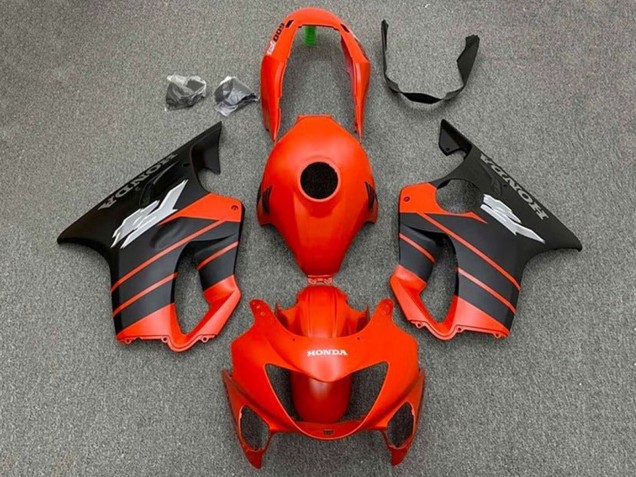 Lojas Carenagens Moto Honda CBR600 F4i 2004-2007 - Vermelho Preto Fosco