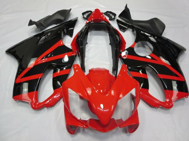 Lojas Carenagens Moto Honda CBR600 F4i 2004-2007 - Vermelho Preto Brilhante