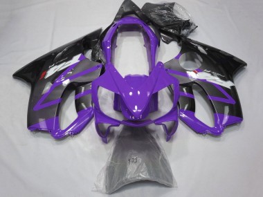 Lojas Carenagens Moto Honda CBR600 F4i 2004-2007 - Roxo Cinzento Preto Brilhante