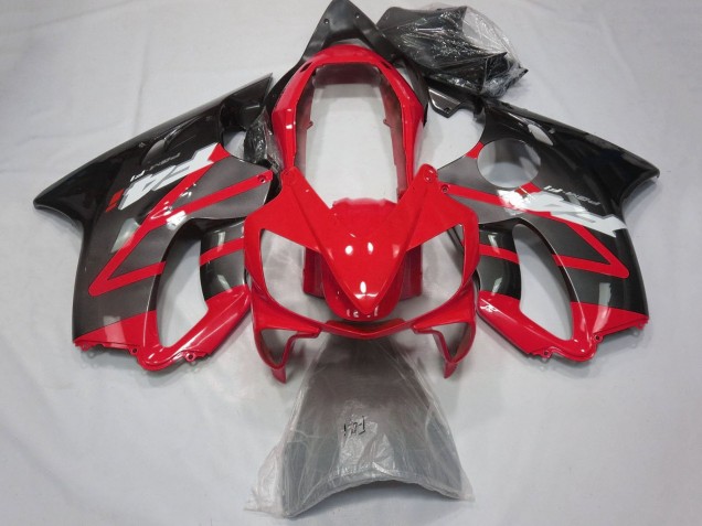 Lojas Carenagens Moto Honda CBR600 F4i 2004-2007 - Vermelho Cinzento Preto Brilhante