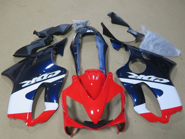 Lojas Carenagens Moto Honda CBR600 F4i 2004-2007 - Vermelho Branco Azul