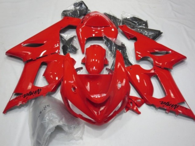 Lojas Carenagens Moto Kawasaki ZX6R 2005-2006 - Vermelho