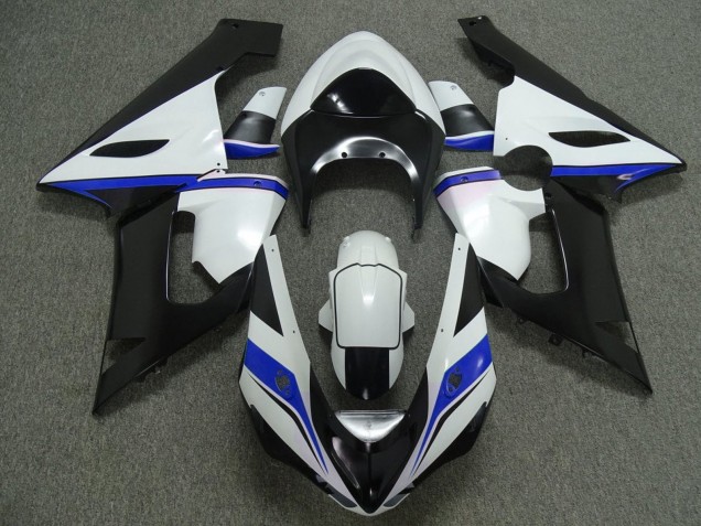 Lojas Carenagens Moto Kawasaki ZX6R 2005-2006 - Branco Preto Azul