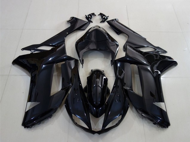 Lojas Carenagem Moto Kawasaki ZX6R 2007-2008 - Preto Brilhante