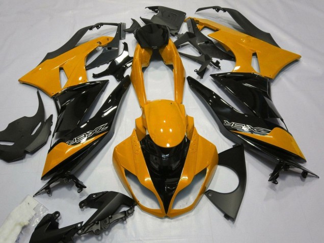 Lojas Carenagens Moto Kawasaki ZX6R 2007-2008 - Laranja Preto