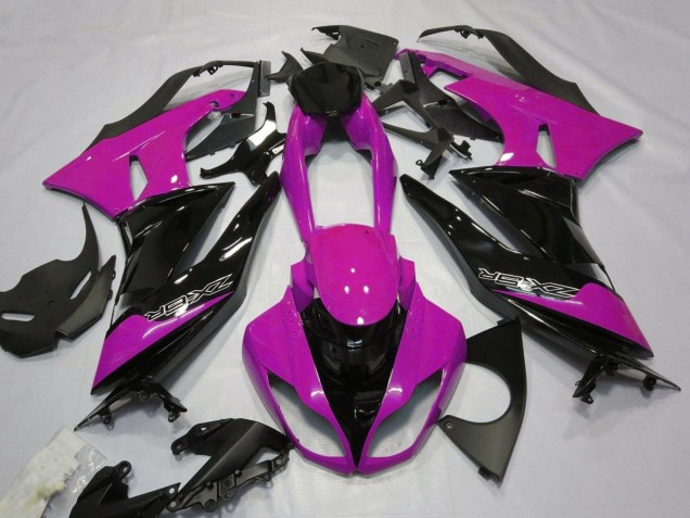 Lojas Carenagens Moto Kawasaki ZX6R 2007-2008 - Rosa Preto