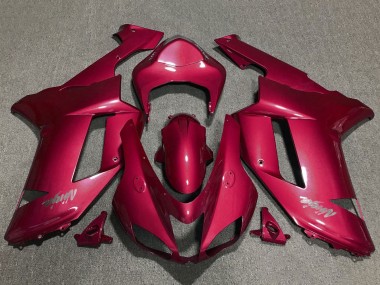 Lojas Carenagens Moto Kawasaki ZX6R 2007-2008 - Vermelho Chrome