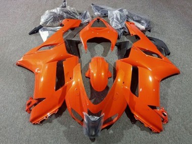 Lojas Kit Carenagens Moto Kawasaki ZX6R 2007-2008 - Laranja