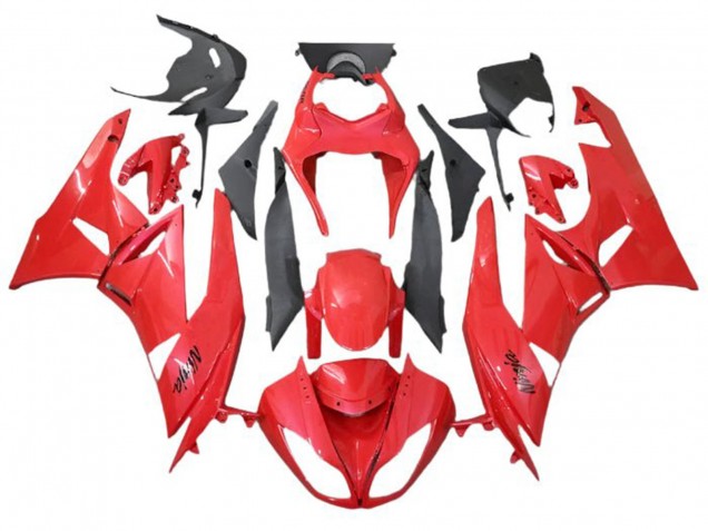 Lojas Carenagens Moto Kawasaki ZX6R 2009-2012 - Vermelho