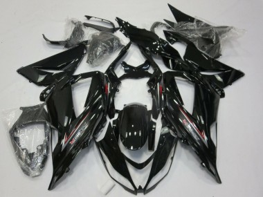 Lojas Carenagens Moto Kawasaki ZX6R 2013-2018 - Preto Brilhante Prata Vermelho