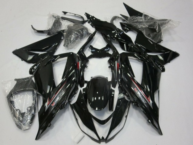 Lojas Carenagens Moto Kawasaki ZX6R 2013-2018 - Preto Brilhante Prata Vermelho