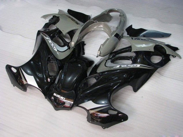 Lojas Carenagens Moto Suzuki GSX600F/GSX750F 2004-2006 - Preto Brilhante Cinzento