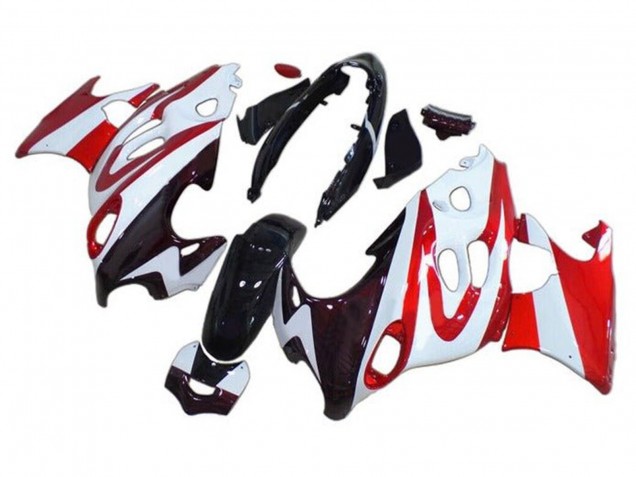 Lojas Carenagens Moto Suzuki GSX600F/GSX750F 2004-2006 - Preto Brilhante Branco Vermelho