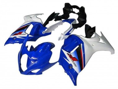 Lojas Carenagens Moto Suzuki GSX650F 2008-2013 - Branco Azul Vermelho