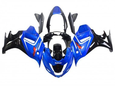 Lojas Carenagens Moto Suzuki GSX650F 2008-2013 - Azul Branco Preto Brilhante