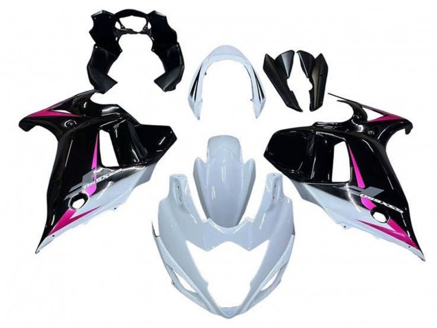 Lojas Carenagens Moto Suzuki GSX650F 2008-2013 - Branco Preto Rosa