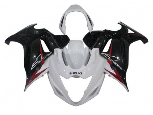 Lojas Carenagens Moto Suzuki GSX650F 2008-2013 - Branco Preto Vermelho