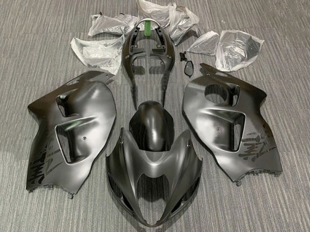 Lojas Carenagens Moto Suzuki GSXR 1300 Hayabusa 1996-2007 - Cinzento Fosco Preto