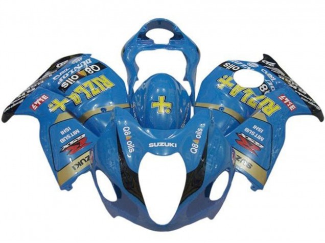 Lojas Carenagens Moto Suzuki GSXR 1300 Hayabusa 1996-2007 - Azul Ouro Preto Rizla