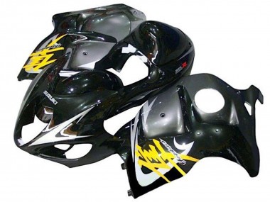 Lojas Carenagens Moto Suzuki GSXR 1300 Hayabusa 1996-2007 - Preto Brilhante Prata Amarelo