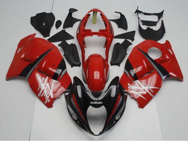 Lojas Carenagens Moto Suzuki GSXR 1300 Hayabusa 1996-2007 - Vermelho Preto Cinzento