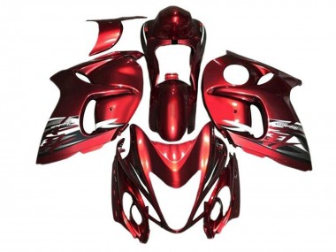 Lojas Carenagens Moto Suzuki GSXR 1300 Hayabusa 2008-2020 - Vermelho Prata Branco